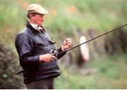 June 1993; Jack Charlton, Republic of Ireland manager, fishing in Galway. Soccer. Photo by Sportsfile