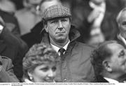 26 March 1986; Jack Charlton, Republic of Ireland manager pictured during his first match in charge, Friendly Match, Republic of Ireland v Wales, Lansdowne Road, Soccer. Photo by Ray McManus/Sportsfile