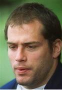 19 May 2003; Felipe Contepomi during a press conference announcing his signing for Leinster at Old Bevedere in Dublin. Photo by Damien Eagers/Sportsfile