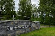 10 May 2020; A general view of Barry McGuigan Park in the town of Clones, Monaghan. Photo by Brendan Moran/Sportsfile