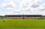 9 May 2020; Offaly groundsman and chief steward Jim Kelly, from Ballycumber, Offaly, tends to the pitch at Bord na Mona O’Connor Park on the afternoon of the Leinster GAA Football Senior Championship Round 1 match between Carlow and Offaly at Bord na Mona O’Connor Park in Tullamore, Offaly. This weekend, May 9 and 10, was due to be the first weekend of games in Ireland of the GAA All-Ireland Senior Championship, beginning with provincial matches, which have been postponed following directives from the Irish Government and the Department of Health in an effort to contain the spread of the Coronavirus (COVID-19). The GAA have stated that no inter-county games will take place before October 2020. Photo by Sam Barnes/Sportsfile