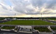 9 May 2020; A general view of MW Hire O'Moore Park on the evening of the Leinster GAA Hurling Senior Championship Round 1 match between Laois and Galway at MW Hire O'Moore Park in Portlaoise, Laois. This weekend, May 9 and 10, was due to be the first weekend of games in Ireland of the GAA All-Ireland Senior Championship, beginning with provincial matches, which have been postponed following directives from the Irish Government and the Department of Health in an effort to contain the spread of the Coronavirus (COVID-19). The GAA have stated that no inter-county games will take place before October 2020. Photo by Harry Murphy/Sportsfile