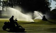 12 May 2020; A general view of greenkeepers at Castleknock Golf Club in Dublin as it prepares to re-open as one of the first sports allowed to resume having followed previous directives from the Irish Government on suspending all golfing activity in an effort to contain the spread of the Coronavirus (COVID-19). Golf clubs in the Republic of Ireland can resume activity from May 18th under the Irish government’s Roadmap for Reopening of Society and Business once they follow the protocol jointly published by the GUI and ILGU. The protocol sets out safe measures for golf to return in a phased manner. Photo by Harry Murphy/Sportsfile