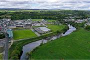 13 May 2020; A general view of Finn Park, home of Finn Harps Football Club, in Ballybofey, Donegal. Photo by Stephen McCarthy/Sportsfile