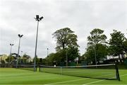 15 May 2020; A general view of Malahide Lawn Tennis and Croquet Club in Dublin as it prepares to re-open as one of the first sports allowed to resume having followed previous directives from the Irish Government on suspending all tennis activity in an effort to contain the spread of the Coronavirus (COVID-19). Tennis clubs in the Republic of Ireland can resume activity from May 18th under the Irish government’s Roadmap for Reopening of Society and Business once they follow the protocol published by Tennis Ireland. The protocol sets out safe measures for tennis to return in a phased manner. Photo by Brendan Moran/Sportsfile