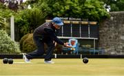 18 May 2020; Club member Aidan Foy, from Clontarf, participates in lawn bowling at Clontarf Bowling Club in Dublin as it resumes having previously suspended all activity following directives from the Irish Government in an effort to contain the spread of the Coronavirus (COVID-19). Lawn bowling clubs in the Republic of Ireland resumed activity on May 18th under the Irish government’s Roadmap for Reopening of Society and Business following strict protocols of social distancing and hand sanitisation among others allowing it to return in a phased manner. Photo by Sam Barnes/Sportsfile