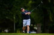 18 May 2020; Club member Dave Kelly from Glasnevin tees off on the 10th during a round of golf at Clontarf Golf Club in Dublin as it resumes having previously suspended all activity following directives from the Irish Government in an effort to contain the spread of the Coronavirus (COVID-19). Golf clubs in the Republic of Ireland resumed activity on May 18th under the Irish government’s Roadmap for Reopening of Society and Business following strict protocols of social distancing and hand sanitisation among others allowing it to return in a phased manner. Photo by Sam Barnes/Sportsfile