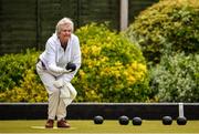 18 May 2020; Club member Gretta Hardy, Raheny, participates in lawn bowling at Clontarf Bowling Club in Dublin as it resumes having previously suspended all activity following directives from the Irish Government in an effort to contain the spread of the Coronavirus (COVID-19). Lawn bowling clubs in the Republic of Ireland resumed activity on May 18th under the Irish government’s Roadmap for Reopening of Society and Business following strict protocols of social distancing and hand sanitisation among others allowing it to return in a phased manner. Photo by Sam Barnes/Sportsfile