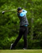 18 May 2020; Club member and former professional golfer Lisa Maguire during a round of golf at Slieve Russell Golf Club in Cavan as it resumes having previously suspended all activity following directives from the Irish Government in an effort to contain the spread of the Coronavirus (COVID-19). Golf clubs in the Republic of Ireland resumed activity on May 18th under the Irish government’s Roadmap for Reopening of Society and Business following strict protocols of social distancing and hand sanitisation among others allowing it to return in a phased manner. Photo by Ramsey Cardy/Sportsfile