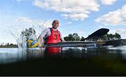 24 May 2020; Royal Canal Kayak Club member Art Fitzpatrick from Glasnevin, during a training session along the Royal Canal in Ashtown, Dublin, as limited sport resumes having previously suspended all activity following directives from the Irish Government in an effort to contain the spread of the Coronavirus (COVID-19) pandemic. Sports clubs in the Republic of Ireland resumed activity on May 18th under the Irish government’s Roadmap for Reopening of Society and Business following strict protocols in gatherings of four people or less with social distancing and hand sanitisation among other measures allowing it to return in a phased manner. Photo by Seb Daly/Sportsfile