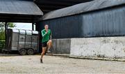 27 May 2020; Irish Long Jump athlete Shane Howard of Bandon AC, Cork, warms up ahead of a training session at the family farm in Rathcormac, Cork, while adhering to the guidelines of social distancing set down by the Health Service Executive. Following directives from the Irish Government and the Department of Health the majority of the country's sporting associations have suspended all organised sporting activity in an effort to contain the spread of the Coronavirus (COVID-19). As a result of these restrictions, Shane is unable to travel to his usual training facility at CIT. Photo by Sam Barnes/Sportsfile