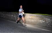 31 May 2020; David Herity, former Kilkenny All-Ireland winning goalkeeper, and current Kildare Senior Hurling manager in Kells, Co Kilkenny, near his home, during a run from 2am to 3am on Sunday morning, as part of the #RoarForRuairi. The Kildare senior and minor hurling squads and backroom teams took part in a 40-hour consecutive run which started at 6pm on Friday the 20th May until 10am on Sunday the 31st of May to raise funds for Roar for Ruairi. Ruairi McDonnell is a 6 year old boy from Clane in Kildare who has been diagnosed with a very rare degenerative and life-limiting neurological condition. The aim of this fundraiser is to raise funds for home developments for Ruairi and his family. Donations can be made at https://www.gofundme.com/f/kildare-senior-hurlers-40hr-run-for-ruairi. Photo by Piaras Ó Mídheach/Sportsfile