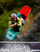 2 June 2020; Irish Professional Wakeboarder David O'Caoimh during a training session at Ballyhass Wake Park in Cork while adhering to the guidelines of social distancing. Following directives from the Irish Government, the majority of sporting associations have suspended all organised sporting activity in an effort to contain the spread of the Coronavirus (COVID-19) pandemic. Photo by Sam Barnes/Sportsfile
