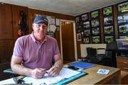 2 June 2020; Race horse trainer and former Kildare GAA footballer Willie McCreery in his office at Rathbride Stables in Kildare. Horse racing has been suspended due to the Irish Government's efforts to contain the spread of the Coronavirus (COVID-19) pandemic. Horse Racing in the Republic of Ireland is allowed to resume racing on June 8th under the Irish Government’s Roadmap for Reopening of Society and Business following strict protocols of social distancing and hand sanitisation among others allowing it to return in a phased manner. Photo by Ramsey Cardy/Sportsfile