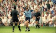 30 July 1995; Mick Galvin takes a free during the Bank of Ireland Leinster Senior Football Championship Final match between Dublin and Meath at Croke Park in Dublin. Photo by Ray McManus/Sportsfile