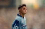 30 July 1995; Jason Sherlock of Dublin during the Bank of Ireland Leinster Senior Football Championship Final match between Dublin and Meath at Croke Park in Dublin. Photo by Ray McManus/Sportsfile