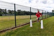 5 June 2020; Tadhg Mác Cárthaigh, member of Ardclough GAA in Kildare, during a training session on his own next to Ardclough GAA club as GAA clubs prepare for the relaxation of restrictions under Phase 2 of the Irish Government’s Roadmap for Reopening of Society and Business which call for strict protocols of social distancing and hand sanitisation among others measures allowing sections of society to return in a phased manner in an effort to contain the spread of the Coronavirus (COVID-19). GAA facilities are to open on Monday June 8 for the first time since March 25 but for recreational walking only and team training or matches are not permitted at this time. Photo by Piaras Ó Mídheach/Sportsfile