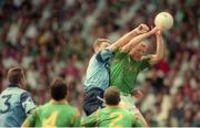 30 July 1995; Graham Geraghty of Meath in action against Paul Bealin of Dublin during the Bank of Ireland Leinster Senior Football Championship Final match between Dublin and Meath at Croke Park in Dublin. Photo by Ray McManus/Sportsfile