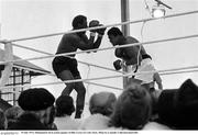 19 July 1972; Muhammad Ali in action against Al Blue Lewis at Croke Park. Photo by Connolly Collection/Sportsfile