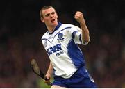 30 June 2002; Eoin Kelly, Waterford, celebrates an early point. Guinness Munster Hurling Final, Waterford v Tipperary, Pairc Ui Chaoimh, Cork. Photo by Ray McManus/Sportsfile