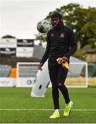 10 June 2020; Nathan Oduwa following a Dundalk training session at Oriel Park in Dundalk, Louth. Following approval from the Football Association of Ireland and the Irish Government, the four European qualified SSE Airtricity League teams resumed collective training. On March 12, the FAI announced the cessation of all football under their jurisdiction upon directives from the Irish Government, the Department of Health and UEFA, due to the outbreak of the Coronavirus (COVID-19) pandemic. Photo by Ben McShane/Sportsfile