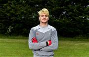 10 June 2020; Kevin Feely poses for a portrait before a training session with his Athy and Kildare team-mates David Hyland and Niall Kelly at a community pitch in Athy, Kildare. Following restrictions imposed by the Irish Government and the Health Service Executive in an effort to contain the spread of the Coronavirus (COVID-19) pandemic, all GAA facilities closed on March 25. Pitches are due to fully open to club members for training on June 29, and club matches provisionally due to start on July 31 with intercounty matches due to to take place no sooner that October 17. Photo by Piaras Ó Mídheach/Sportsfile