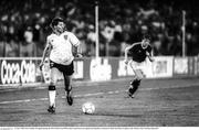 11 June 1990; Chris Waddle of England during the FIFA World Cup 1990 Group F match between England and Republic of Ireland at Stadio Sant'Elia in Cagliari, Italy. Photo by Ray McManus/Sportsfile