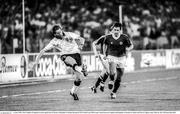11 June 1990; Chris Waddle of England in action against Kevin Sheedy of Republic of Ireland during the FIFA World Cup 1990 Group F match between England and Republic of Ireland at Stadio Sant'Elia in Cagliari, Italy. Photo by Ray McManus/Sportsfile