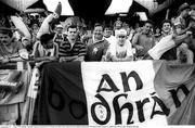 11 June 1990; Republic of Ireland supporters during the FIFA World Cup 1990 Group F match between England and Republic of Ireland at Stadio Sant'Elia in Cagliari, Italy. Photo by Ray McManus/Sportsfile