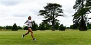 11 June 2020; Irish middle distance runner Nadia Power warms up in Santry Park ahead of a training session at Morton Stadium in Santry, Dublin.  Photo by Sam Barnes/Sportsfile