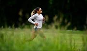 11 June 2020; Irish middle distance runner Nadia Power warms up in Santry Park ahead of a training session at Morton Stadium in Santry, Dublin.  Photo by Sam Barnes/Sportsfile