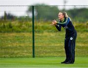 11 June 2020; Gaby Lewis during a training session at the Cricket Ireland High Performance Training Centre on the Sport Ireland Campus in Dublin. In accordance with Cricket Ireland’s Coronavirus (COVID-19) Safe Return to Training Protocols, more than 30 of Ireland’s elite cricketers returned to training this week at three dedicated hubs across the country, at Dublin, Belfast and Bready. Both senior men’s and women’s squads undertook modified training sessions in line with Government guidelines following the outbreak of the Coronavirus (COVID-19) pandemic. Photo by Seb Daly/Sportsfile