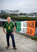 14 June 2020; Republic of Ireland supporter Davy Keogh poses for a portrait at Ringsend near the Aviva Stadium in Dublin. Monday 15 June 2020 was the scheduled date for the opening game in Dublin of UEFA EURO 2020, the Group E opener between Poland and Play-off B Winner. UEFA EURO 2020, to be held in 12 European cities across 12 UEFA countries, was originally scheduled to take place from 12 June to 12 July 2020. On 17 March 2020, UEFA announced that the tournament would be delayed by a year due to the COVID-19 pandemic in Europe, and proposed it take place from 11 June to 11 July 2021. Photo by Stephen McCarthy/Sportsfile