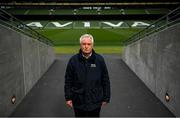 14 June 2020; Andy Keegan, Security Manager, Aviva Stadium, poses for a portrait in the Aviva Stadium in Dublin. Monday 15 June 2020 was the scheduled date for the opening game in Dublin of UEFA EURO 2020, the Group E opener between Poland and Play-off B Winner. UEFA EURO 2020, to be held in 12 European cities across 12 UEFA countries, was originally scheduled to take place from 12 June to 12 July 2020. On 17 March 2020, UEFA announced that the tournament would be delayed by a year due to the COVID-19 pandemic in Europe, and proposed it take place from 11 June to 11 July 2021. Photo by Stephen McCarthy/Sportsfile