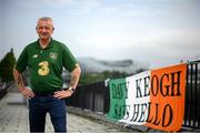 14 June 2020; Republic of Ireland supporter Davy Keogh poses for a portrait in Ringsend near the Aviva Stadium in Dublin. Monday 15 June 2020 was the scheduled date for the opening game in Dublin of UEFA EURO 2020, the Group E opener between Poland and Play-off B Winner. UEFA EURO 2020, to be held in 12 European cities across 12 UEFA countries, was originally scheduled to take place from 12 June to 12 July 2020. On 17 March 2020, UEFA announced that the tournament would be delayed by a year due to the COVID-19 pandemic in Europe, and proposed it take place from 11 June to 11 July 2021. Photo by Stephen McCarthy/Sportsfile