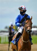 15 June 2020; Jockey Mark Enright and Wish Me go to post prior to the Roscommon Maiden at Roscommon Racecourse in Roscommon. Horse racing has been allowed to resume from June 8 under the Irish Government’s Roadmap for Reopening of Society and Business following strict protocols of social distancing and hand sanitisation among others allowing it to return in a phased manner, having been suspended from March 25 due to the Irish Government's efforts to contain the spread of the Coronavirus (COVID-19) pandemic. Photo by Seb Daly/Sportsfile