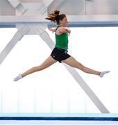 15 June 2020; Team Ireland gymnast Emma Slevin during their return to the National Gymnastics Training Centre in the Sport Ireland Campus in Dublin. Seven high-performance Gymnastics Ireland gymnasts plus support staff have been approved for return to training under Sport Ireland and the Irish Government’s Roadmap for Reopening of Society and Business following strict protocols of social distancing and hand sanitisation among other measures allowing it to return in a phased manner, having been suspended since March due to the Irish Government's efforts to contain the spread of the Coronavirus (COVID-19) pandemic. Photo by Ramsey Cardy/Sportsfile