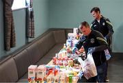 17 June 2020; Kieran McKeever, Chairman of St. Canice’s GAA Club in Dungiven, Derry, works on the clubs food bank as GAA clubs nationwide help out their local communities during restrictions imposed by the Irish and British Governments in an effort to contain the spread of the Coronavirus (COVID-19) pandemic. GAA facilities reopened on Monday June 8 for the first time since March 25 with club matches provisionally due to start on July 31 and intercounty matches due to to take place no sooner that October 17. Photo by Stephen McCarthy/Sportsfile