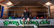 17 June 2020; Professional boxer Niall Kennedy during a training session at the Gorey Boxing Club in Wexford. Photo by Stephen McCarthy/Sportsfile
