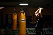 17 June 2020; Professional boxer Niall Kennedy during a training session at the Gorey Boxing Club in Wexford. Photo by Stephen McCarthy/Sportsfile