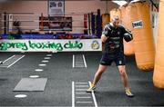 17 June 2020; Professional boxer Niall Kennedy during a training session at the Gorey Boxing Club in Wexford. Photo by Stephen McCarthy/Sportsfile