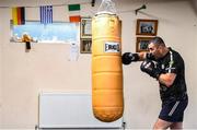 17 June 2020; Professional boxer Niall Kennedy during a training session at the Gorey Boxing Club in Wexford. Photo by Stephen McCarthy/Sportsfile