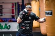 17 June 2020; Professional boxer Niall Kennedy during a training session at the Gorey Boxing Club in Wexford. Photo by Stephen McCarthy/Sportsfile