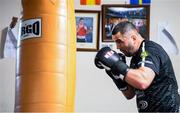 17 June 2020; Professional boxer Niall Kennedy during a training session at the Gorey Boxing Club in Wexford. Photo by Stephen McCarthy/Sportsfile