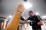 17 June 2020; Professional boxer Niall Kennedy during a training session at the Gorey Boxing Club in Wexford. Photo by Stephen McCarthy/Sportsfile