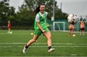 19 June 2020; Niamh Farrelly during a Peamount United squad training session in Greenogue in Newcastle, Dublin. Following approval from the Football Association of Ireland and the Irish Government, a number of national league teams have been allowed to resume collective training. On March 12, the FAI announced the cessation of all football under their jurisdiction upon directives from the Irish Government, the Department of Health and UEFA, in an effort to contain the spread of the Coronavirus (COVID-19) pandemic. Photo by David Fitzgerald/Sportsfile