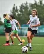 19 June 2020; Sarah McKevitt during a Peamount United squad training session in Greenogue in Newcastle, Dublin. Following approval from the Football Association of Ireland and the Irish Government, a number of national league teams have been allowed to resume collective training. On March 12, the FAI announced the cessation of all football under their jurisdiction upon directives from the Irish Government, the Department of Health and UEFA, in an effort to contain the spread of the Coronavirus (COVID-19) pandemic. Photo by David Fitzgerald/Sportsfile