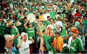 21 June 1990; Republic of Ireland supporters prior to the FIFA World Cup 1990 Group F match between Republic of Ireland and Netherlands at Stadio La Favorita in Palermo, Italy. Photo by Ray McManus/Sportsfile