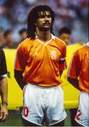 21 June 1990; Ruud Gullit of Netherlands prior to the FIFA World Cup 1990 Group F match between Republic of Ireland and Netherlands at Stadio La Favorita in Palermo, Italy. Photo by Ray McManus/Sportsfile