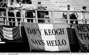 21 June 1990; The Republic of Ireland flag of Davy Keogh during the FIFA World Cup 1990 Group F match between Republic of Ireland and Netherlands at Stadio La Favorita in Palermo, Italy. Photo by Ray McManus/Sportsfile